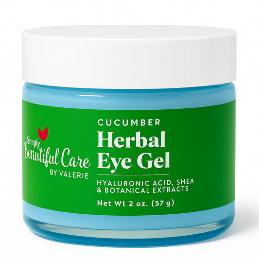CUCUMBER HERBAL EYE GEL - Simply Beautiful Care By Valerie 