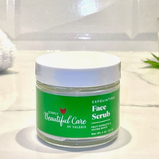 EXFOLIATING FACE SCRUB - Simply Beautiful Care By Valerie 